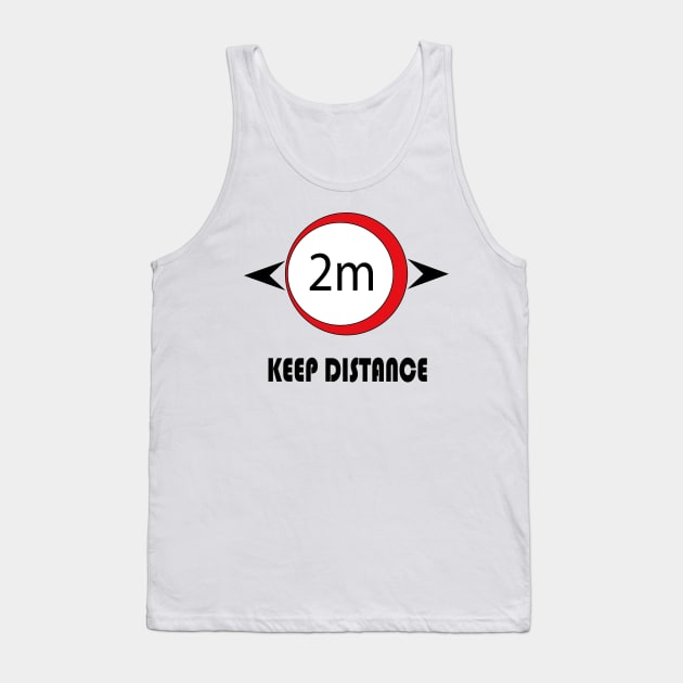 keep distance Tank Top by simsim